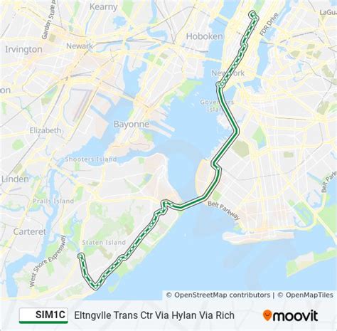 The SIM1 route (pictured) replaced the X1 route on August 19, 2018. Most routes travel to and from Staten Island via the Verrazzano-Narrows Bridge, Gowanus Expressway, and Hugh L. Carey …